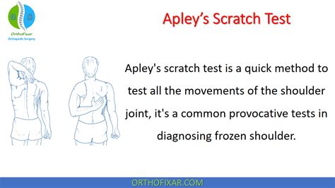 scratch test on the back|reaching behind back shoulder test.